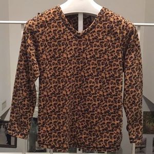 Hotel Spa Collection Leopard Pajama Top